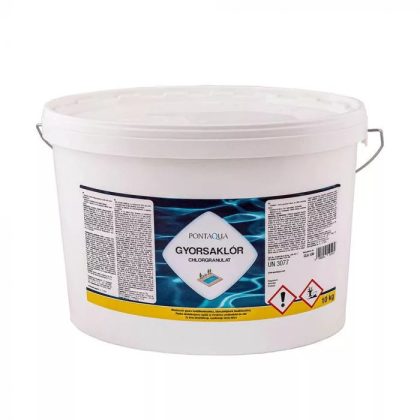   Pontaqua  CLG 100 Gyorsaklór gyorsan oldódó klóros fertőtlenítószer 10 kg