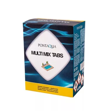 Pontaqua MMT006 Multi Mix Tabs négyes hatású medence vegyszer 5x120 g tabletta