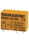 TRACON PR24-1V10A Print relé 24V DC / 1×CO (10A, 230V AC / 30V DC)