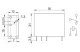 TRACON PR24-1V10A Print relé 24V DC / 1×CO (10A, 230V AC / 30V DC) - 2