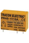 TRACON PR48-1V16A Print relé 48V DC / 1×CO (16A, 230V AC / 30V DC)