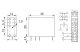 TRACON PR48-1V16A Print relé 48V DC / 1×CO (16A, 230V AC / 30V DC)