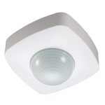TRACON PRS46B Jelenlétérzékelő, fehér 230V, 360°, 1-20 m, 10 s-30 min, 3-2000lux, IP20