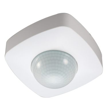 TRACON PRS46B Presence sensor, white 230V, 360 °, 1-20 m, 10 s-30 min, 3-2000lux, IP20