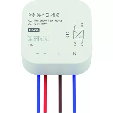Elko PSB-10-12 Kapcsolóüzemű 10W tápegység AC110-250V/DC12V