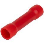 TRACON PTH Szigetelt toldóhüvely, ónozott elektrolitréz, piros 1,5mm2, (L=25mm, d1=2,1mm),