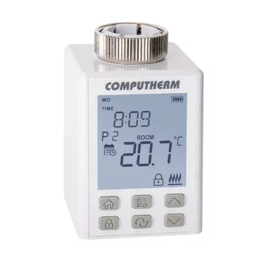 Computherm  Q15  Programozható, motoros állítómű radiátorszelepekhez