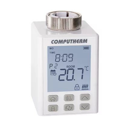   Computherm  Q15  Programozható, motoros állítómű radiátorszelepekhez