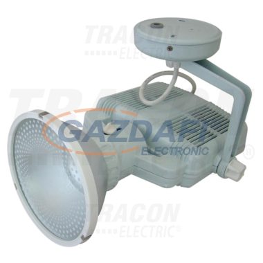 TRACON R-FHK-150-FEH Fémhalogén fényvető működtető egységgel, szimm., kerek,fehér 230V, 50Hz, G12, max.150W, EEI=A