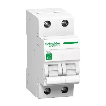 SCHNEIDER R9F14263 RESI9 kismegszakító, 2P, C, 63A