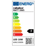 RÁBALUX 2065 Matt,bel.fürdő,LED 10W, króm,L35cm,4000K