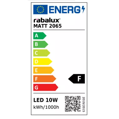 RÁBALUX 2065 Matt,bel.fürdő,LED 10W, króm,L35cm,4000K
