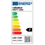 RÁBALUX 2066 Matt,bel.fürdő,LED 15W, króm,L55cm,4000K