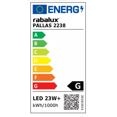 RÁBALUX 2238 Pallas,bel.menny,LED23W+4xE14,króm,30cm