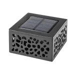 RÁBALUX 7032 Medulin,kül.szolár, LED0,5W, fekete,H5cm