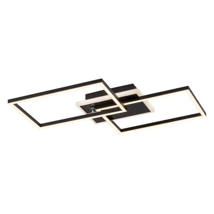   RÁBALUX 71013 Athelstan, mennyezeti lámpa, beltéri. LED40W,matt fekete 3000K 2050lm 'G'