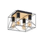   RÁBALUX 71024 Boire, mennyezeti lámpa, beltéri. E27 4xMAX40W, D30cm