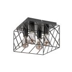   RÁBALUX 71027 Boroo, mennyezeti lámpa, beltéri. E27 4xMAX25W, D30cm