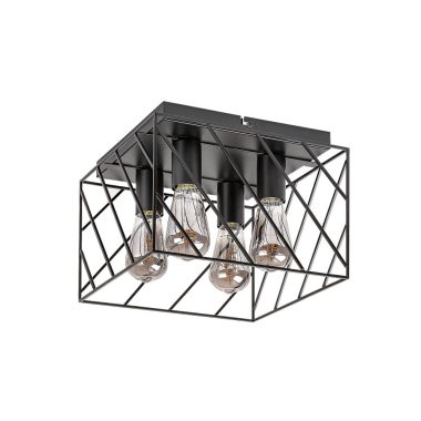 RÁBALUX 71027 Boroo, mennyezeti lámpa, beltéri. E27 4xMAX25W, D30cm