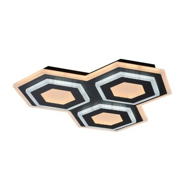 RÁBALUX 71115 Bitsi, mennyezeti lámpa, beltéri. LED72W, L43cm, fekete 3000-6000K 3200lm 'G'