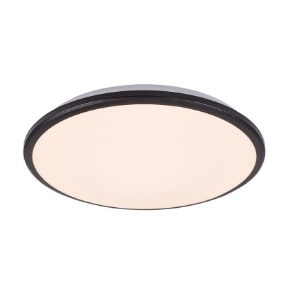   RÁBALUX 71130 Engon, mennyezeti lámpa, beltéri. LED45W, D48cm, fekete 3000K 2940lm 'G'