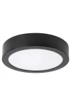 RÁBALUX 71198 Shaun2 LED mennyezeti lámpa ráépíthető 7W, 4000K,fekete,kerek 630 lm 4000K 230V, 50Hz IP20 20000h