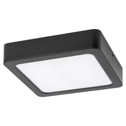   RÁBALUX 71202 Shaun2 LED mennyezeti lámpa ráépíthető 15W,4000K,fekete,négyz 1560 lm 4000K 230V, 50Hz IP20 20000h