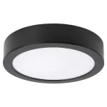   RÁBALUX 71211 Shaun2 LED mennyezeti lámpa ráépíthető 15W,3000K,fekete,kerek 1450 lm 3000K 230V, 50Hz IP20 20000h