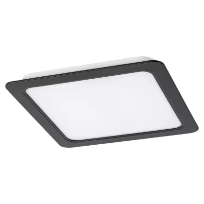   RÁBALUX 71230 Shaun2 LED mennyezeti lámpa, süllyesztett 12W,3000K,fekete,négyz 800 lm 3000K 230V, 50Hz IP20 25000h