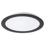   RÁBALUX 71242 Shaun2 LED mennyezeti lámpa, süllyesztett 12W,4000K,fekete,kerek 810 lm 4000K 230V, 50Hz IP20 25000h