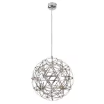   RÁBALUX 72220 Eudora LED függeszték 16W, D50cm, króm 880 lm 3000K 230V, 50Hz IP20 36000h