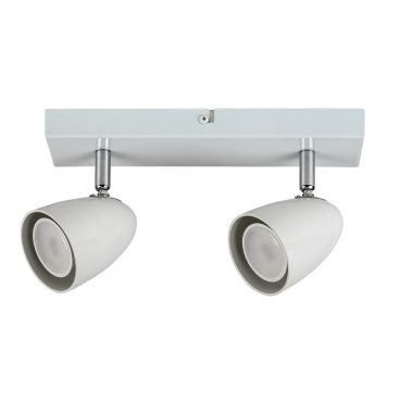 RÁBALUX 73018 Perico mennyezeti lámpa GU10 2xMAX5W, fehér 230V, 50Hz IP20