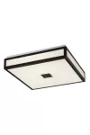 RÁBALUX 75031 Zoya LED mennyezeti lámpa 18W, 30x30cm, fekete 1350 lm 4000K 230V, 50Hz IP44 30000h
