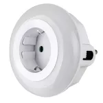   RÁBALUX 76011 Abel,beltéri éjszakai fény 0,54W,D8cm,fehér 3000K 5lm