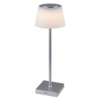 RÁBALUX 76013 Taena,asztali lámpa, beltéri, LED4W, H38cm, ezüst 3000-5000K 200lm 'G'