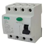   TRACON RB4-40500 Áram-védőkapcsoló, 4 pólusú 40A, 500mA, 4,5 kA, 4P (Fi-relé)