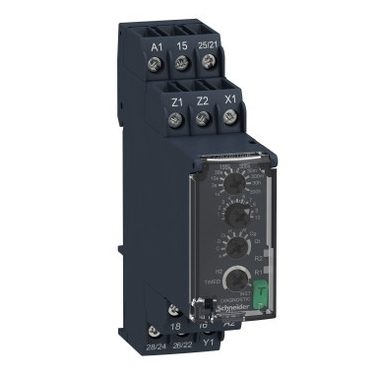 SCHNEIDER RE22R2MYMR Zelio Time multifunkciós időrelé, 20 funkció, 2CO, 24-240VAC/DC