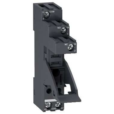 SCHNEIDER RGZE1S35M Zelio foglalat, RXG1*** interfész reléhez, 1CO, elválasztott elrendezésű, csavaros