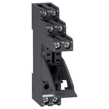 SCHNEIDER RGZE1S48M Zelio foglalat, RXG2*** interfész reléhez, 2CO, elválasztott elrendezésű, csavaros