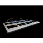   RITTAL 9681516 Tetőlemez kábelbevezető karimákhoz VX, VX IT típushoz  1100x600 MM