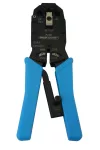 TRACON RJ468 Vágó- ,csupaszító- és présszerszám RJ.. csatlakozókhoz RJ11, RJ12, RJ45, RJ50