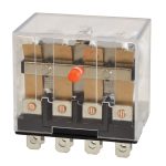   TRACON RL14-24DC Miniatűr teljesítmény relé 24V DC / 4×CO (10A, 230V AC / 28V DC)