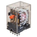   TRACON RM14-12AC Miniatűr relé 12V AC / 4×CO (3A, 230V AC / 28V DC)