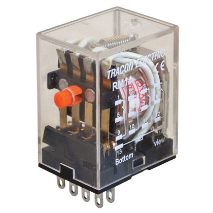   TRACON RM14-48DC Miniatűr relé 48V DC / 4×CO (3A, 230V AC / 28V DC)