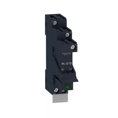 SCHNEIDER RSB1A120F7PV Zelio RSB interfész relé foglalattal, védődiódával, 1CO, 12A, 120VAC