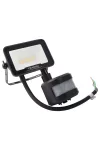 TRACON RSMDSM10W LED fényvető SAMSUNG chippel,mozgásérzékelős 220-240V AC, 10W, 4000K, IP65, 1000lm, EEI=F