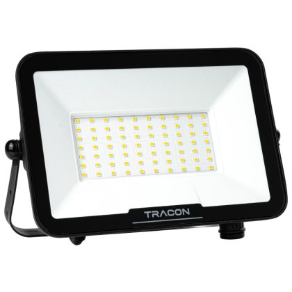   TRACON RSMDSU100W LED fényvető SAMSUNG chippel,mozgásérzékelő csatlakozóval 220-240V AC, 100W, 4000K, IP54, 10000lm, EEI=F