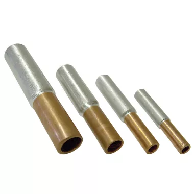 TRACON RT95/150 Szigeteletlen réz-alumínium (Cu-Al) toldóhüvely 95/150mm2, (d1=13,5mm, d2=16,5mm)