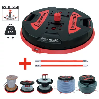   Runpotec 101870 XB 500 T Profi kábelcsévélő, teleszkópos