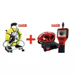   Runpotec 111400 GF4.5 Üvegszálas berudaló Ø4,5 mm -50 m + RC2 vizsgálókamera 50 m